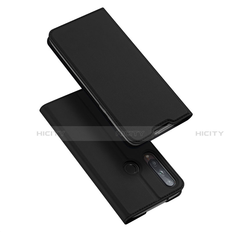 Custodia Portafoglio In Pelle Cover con Supporto L10 per Huawei P40 Lite E Nero