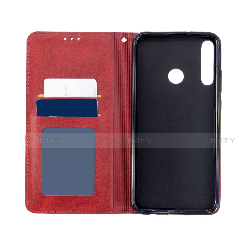 Custodia Portafoglio In Pelle Cover con Supporto L10 per Huawei Y7p