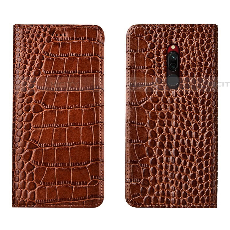 Custodia Portafoglio In Pelle Cover con Supporto L10 per Xiaomi Redmi 8