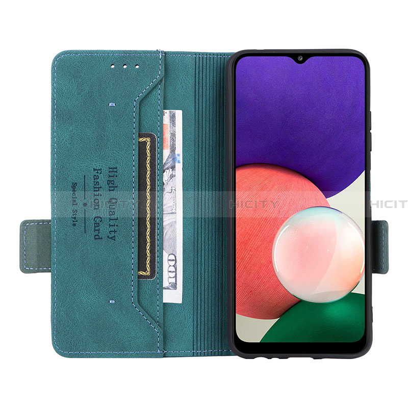 Custodia Portafoglio In Pelle Cover con Supporto L10Z per Samsung Galaxy A22 5G