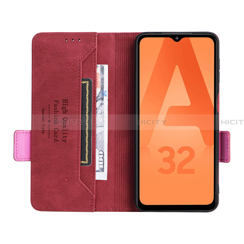 Custodia Portafoglio In Pelle Cover con Supporto L10Z per Samsung Galaxy A32 4G