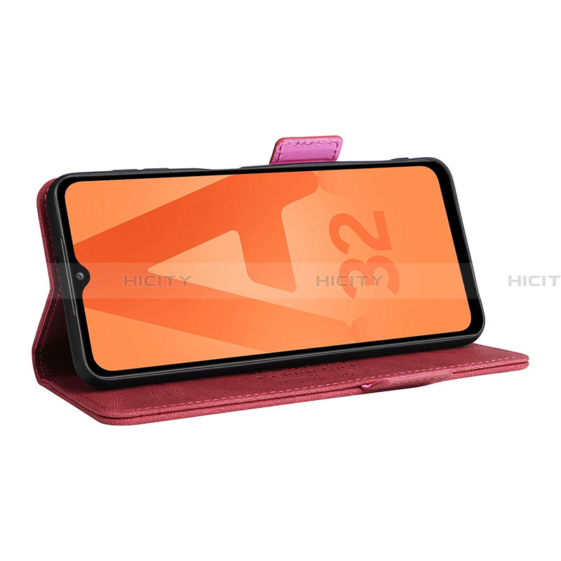 Custodia Portafoglio In Pelle Cover con Supporto L10Z per Samsung Galaxy A32 4G