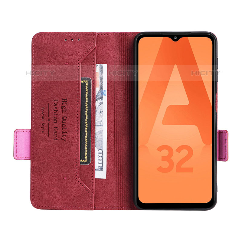 Custodia Portafoglio In Pelle Cover con Supporto L10Z per Samsung Galaxy M32 5G