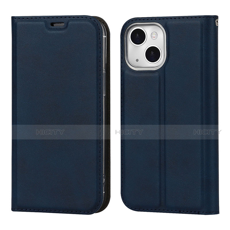 Custodia Portafoglio In Pelle Cover con Supporto L11 per Apple iPhone 13 Blu