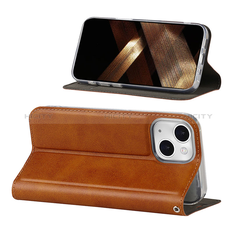 Custodia Portafoglio In Pelle Cover con Supporto L11 per Apple iPhone 15