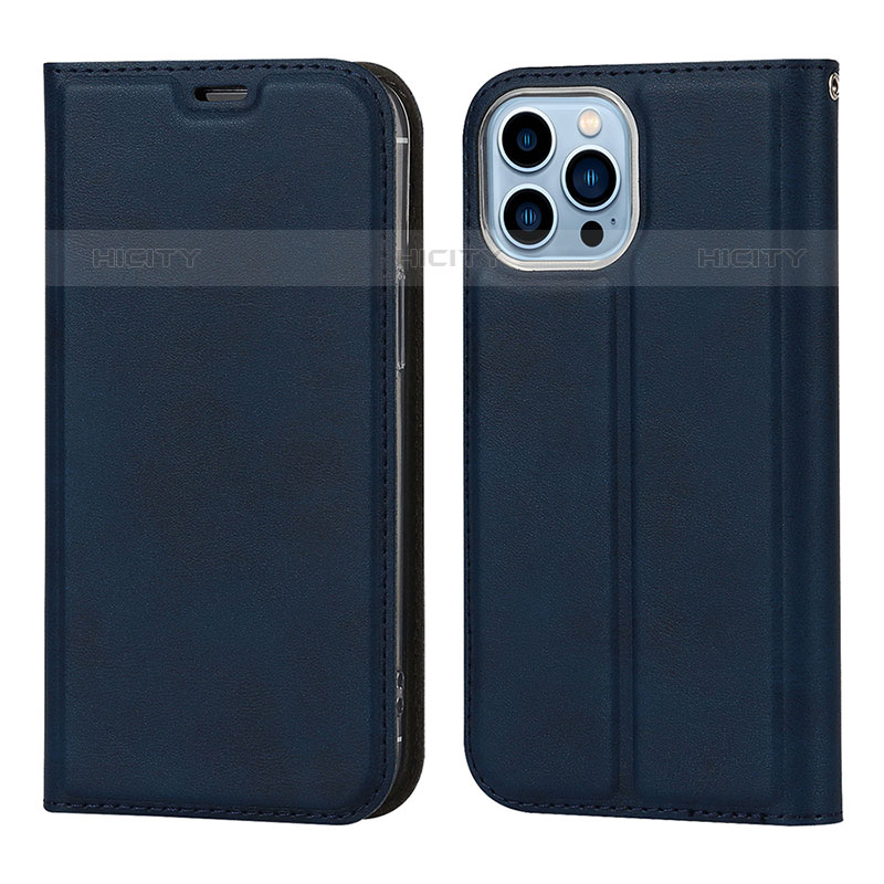 Custodia Portafoglio In Pelle Cover con Supporto L11 per Apple iPhone 16 Pro Blu