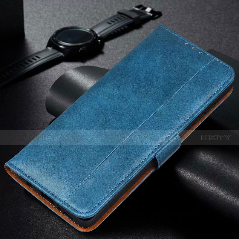 Custodia Portafoglio In Pelle Cover con Supporto L11 per Huawei Honor 9C Blu