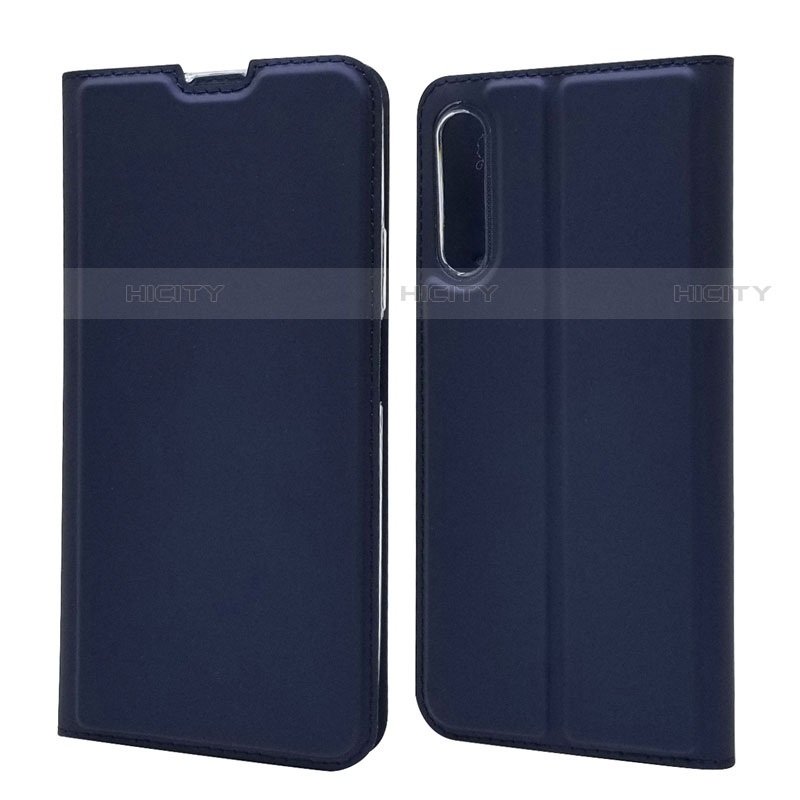 Custodia Portafoglio In Pelle Cover con Supporto L11 per Huawei P Smart Pro (2019) Blu