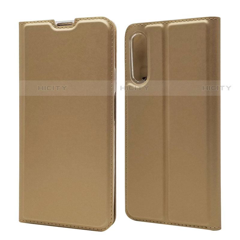 Custodia Portafoglio In Pelle Cover con Supporto L11 per Huawei P Smart Pro (2019) Oro