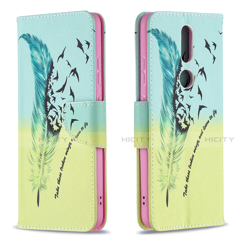 Custodia Portafoglio In Pelle Cover con Supporto L11 per Nokia 2.4