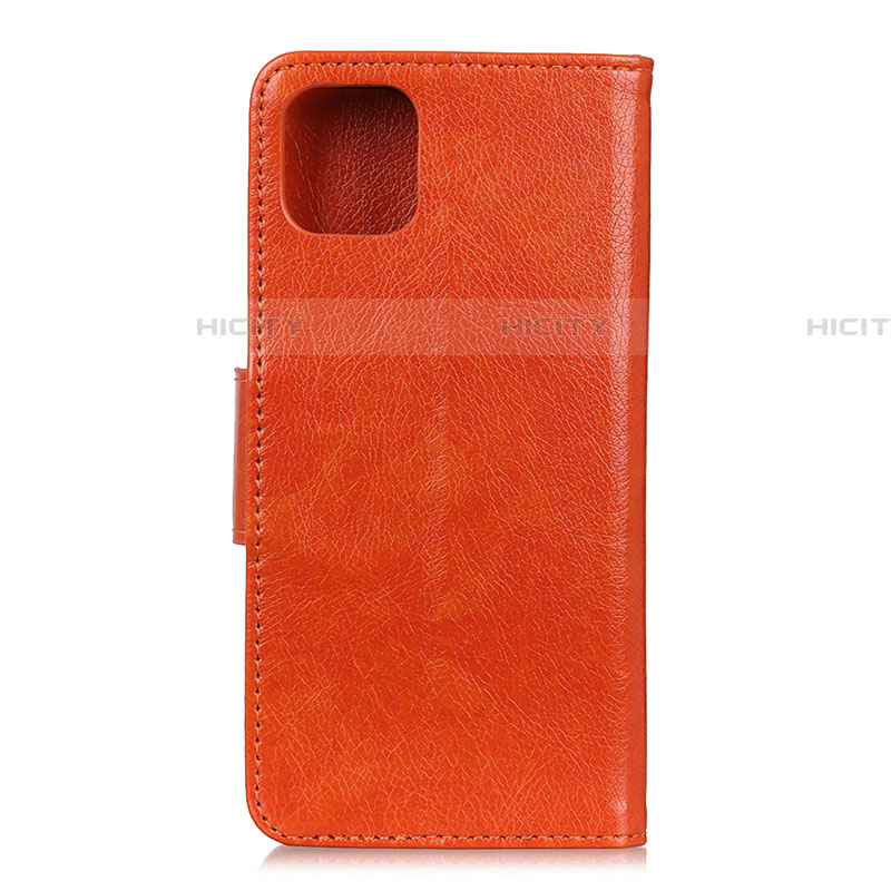 Custodia Portafoglio In Pelle Cover con Supporto L11 per Samsung Galaxy A71 5G Arancione