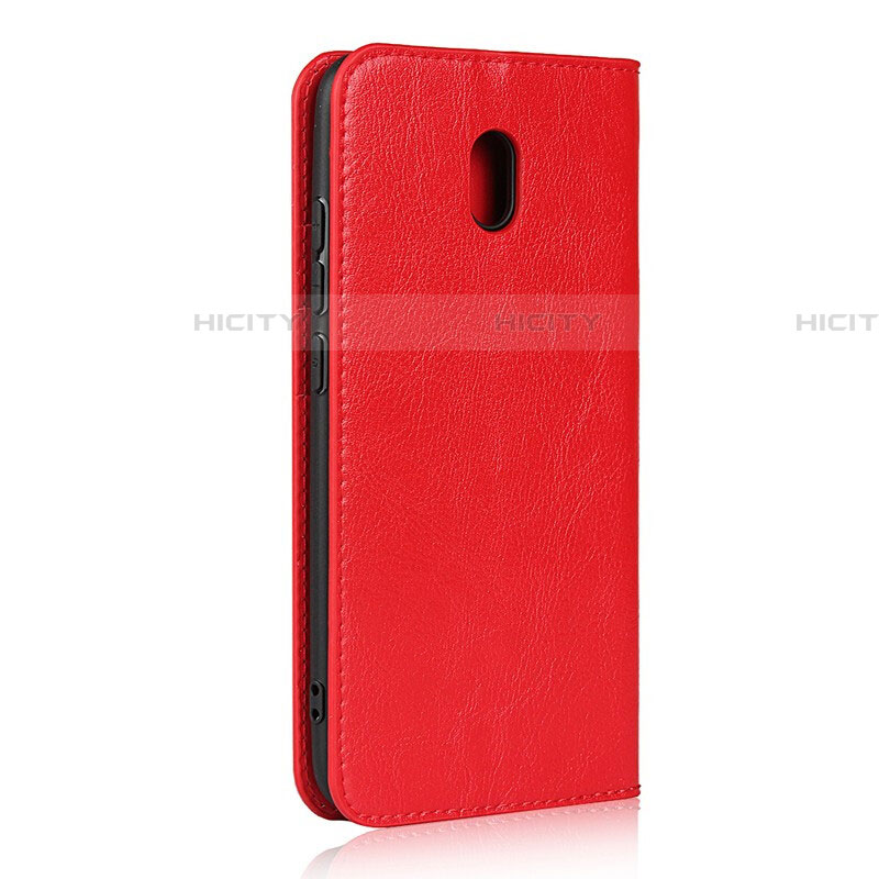 Custodia Portafoglio In Pelle Cover con Supporto L11 per Xiaomi Redmi 8A Rosso