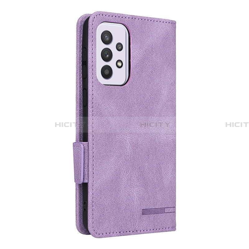 Custodia Portafoglio In Pelle Cover con Supporto L11Z per Samsung Galaxy A33 5G Viola