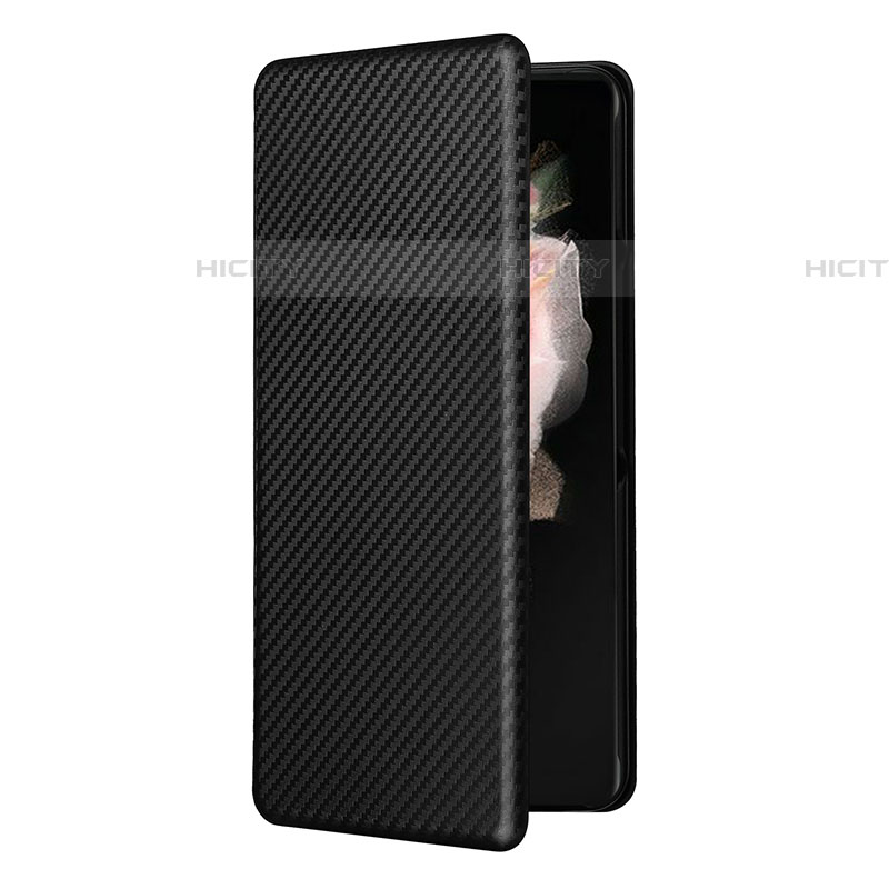 Custodia Portafoglio In Pelle Cover con Supporto L11Z per Samsung Galaxy Z Fold4 5G Nero