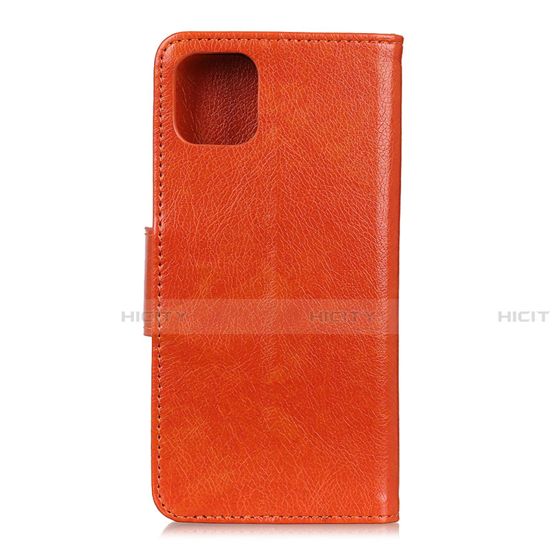 Custodia Portafoglio In Pelle Cover con Supporto L12 per Huawei Honor 30S Arancione