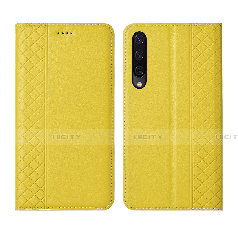 Custodia Portafoglio In Pelle Cover con Supporto L12 per Huawei Honor 9X Pro Giallo