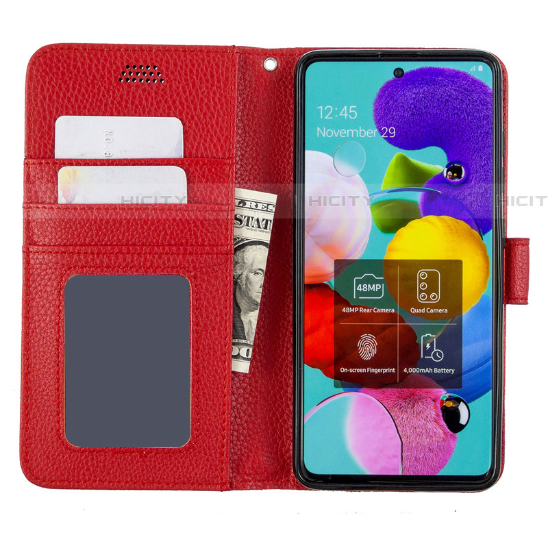 Custodia Portafoglio In Pelle Cover con Supporto L12 per Samsung Galaxy A51 5G