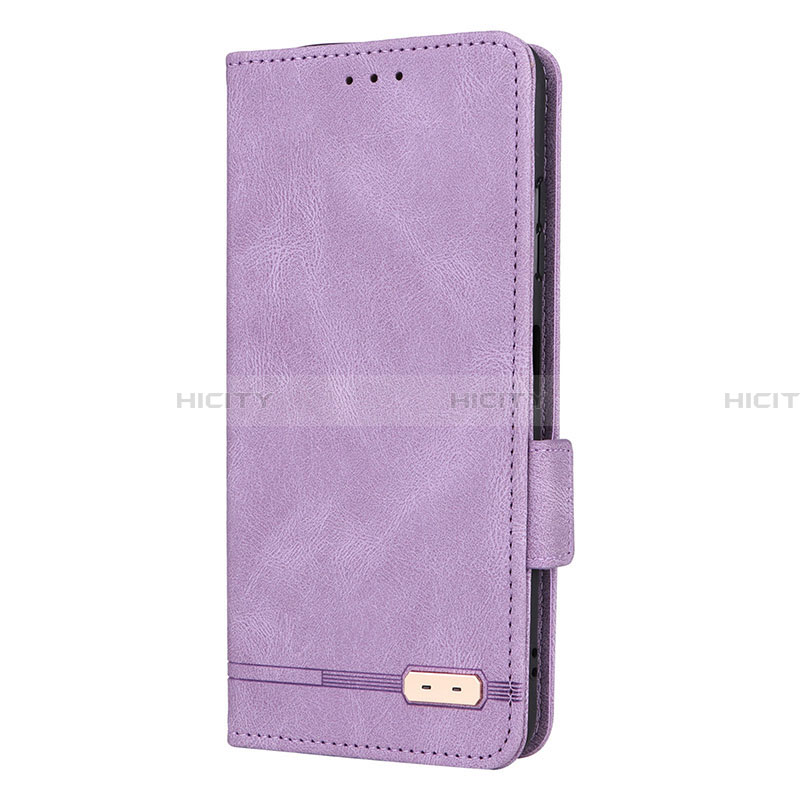 Custodia Portafoglio In Pelle Cover con Supporto L12Z per Samsung Galaxy A22 5G Viola