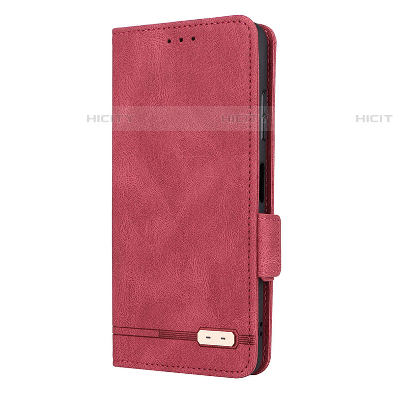 Custodia Portafoglio In Pelle Cover con Supporto L12Z per Samsung Galaxy F42 5G Rosso