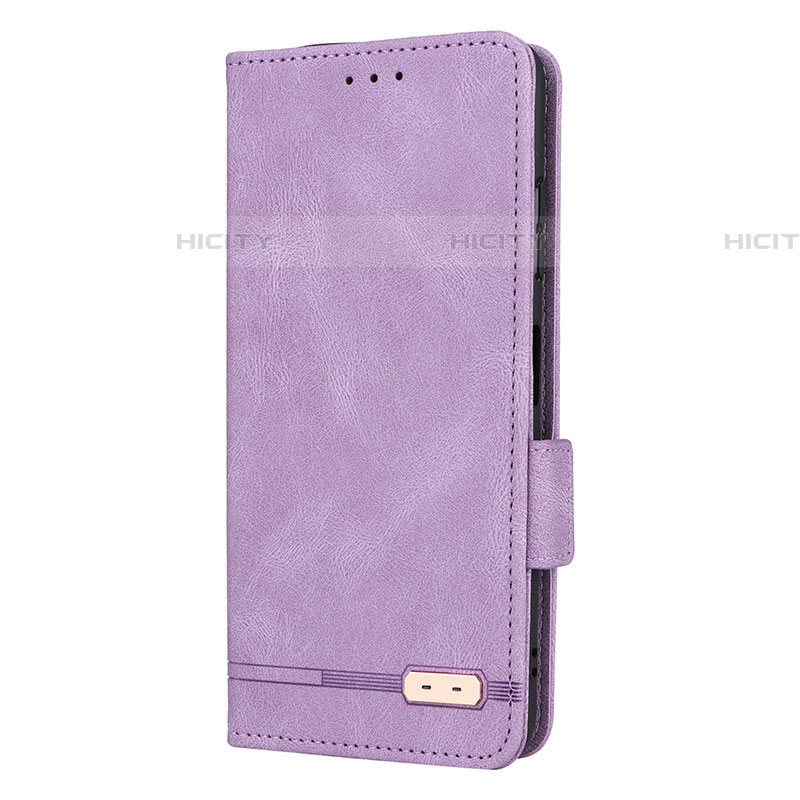 Custodia Portafoglio In Pelle Cover con Supporto L12Z per Samsung Galaxy F42 5G Viola