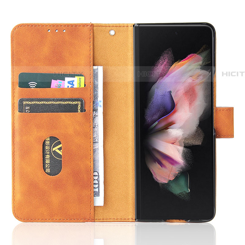 Custodia Portafoglio In Pelle Cover con Supporto L12Z per Samsung Galaxy Z Fold4 5G