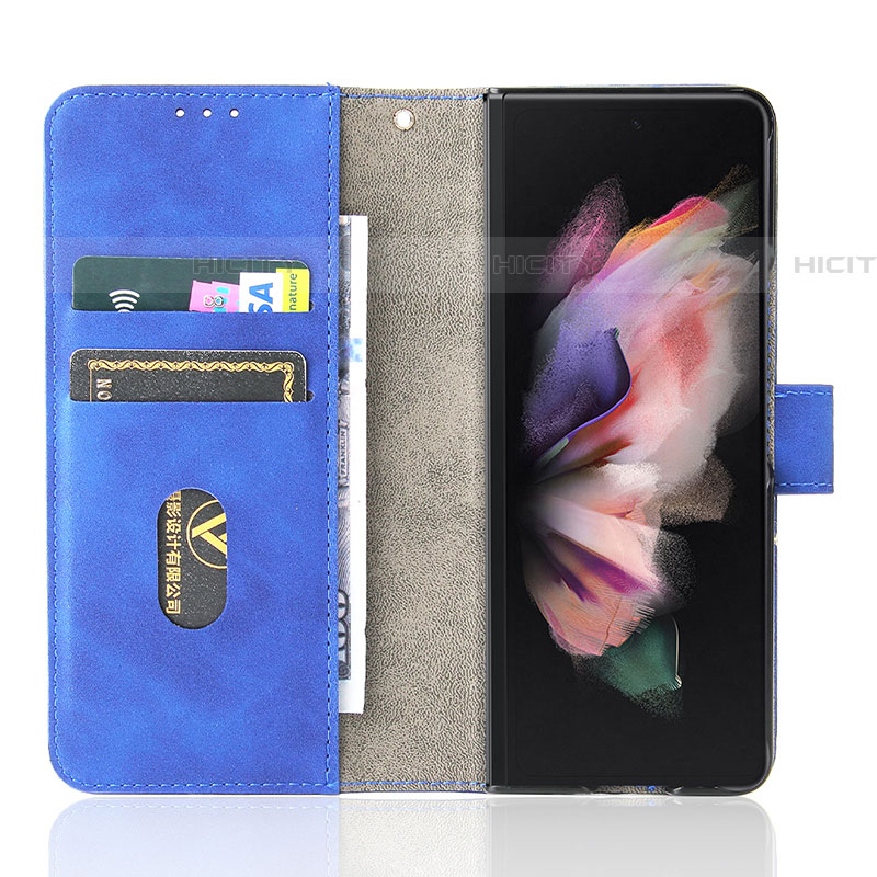 Custodia Portafoglio In Pelle Cover con Supporto L12Z per Samsung Galaxy Z Fold4 5G