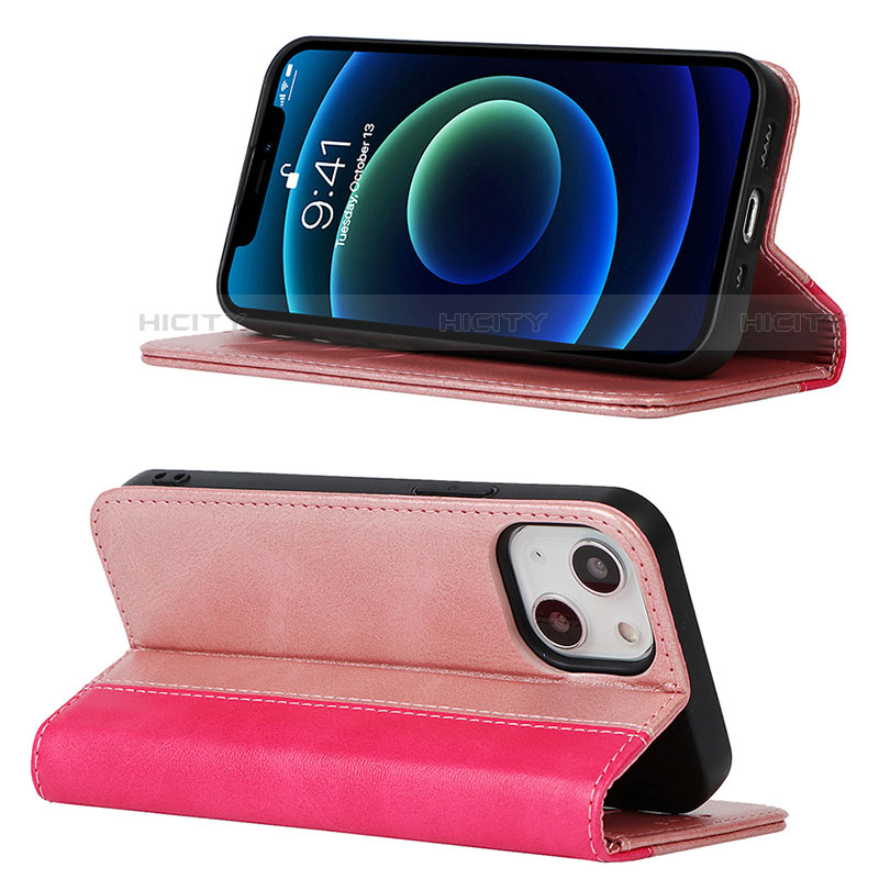 Custodia Portafoglio In Pelle Cover con Supporto L13 per Apple iPhone 13