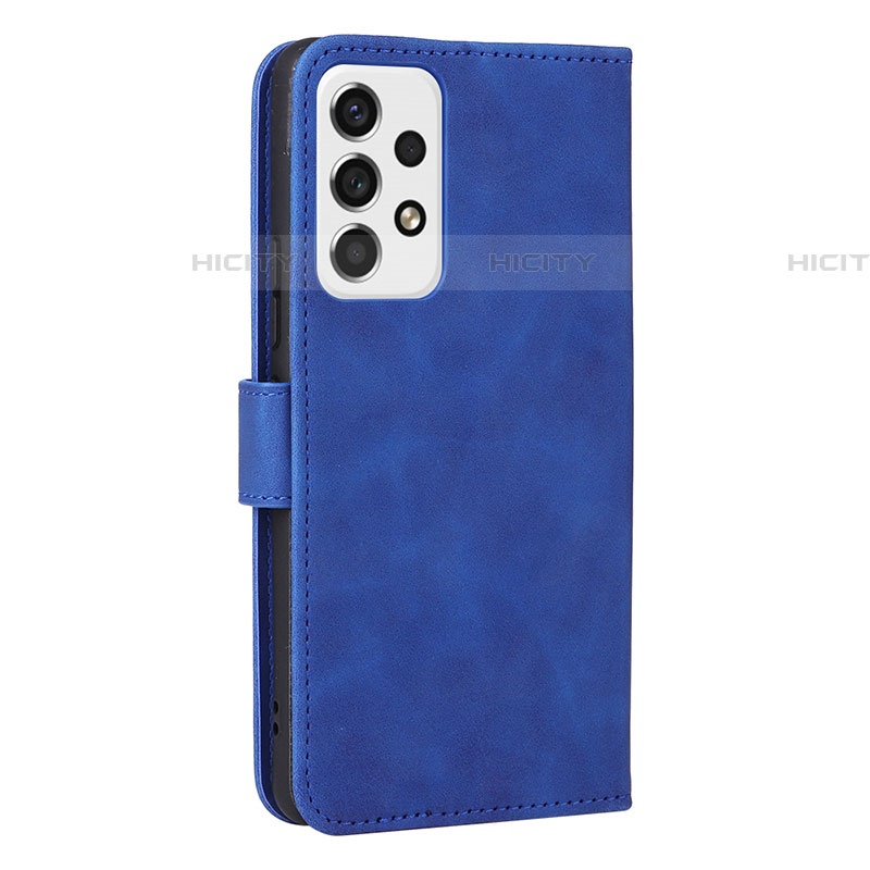 Custodia Portafoglio In Pelle Cover con Supporto L13Z per Samsung Galaxy A53 5G Blu