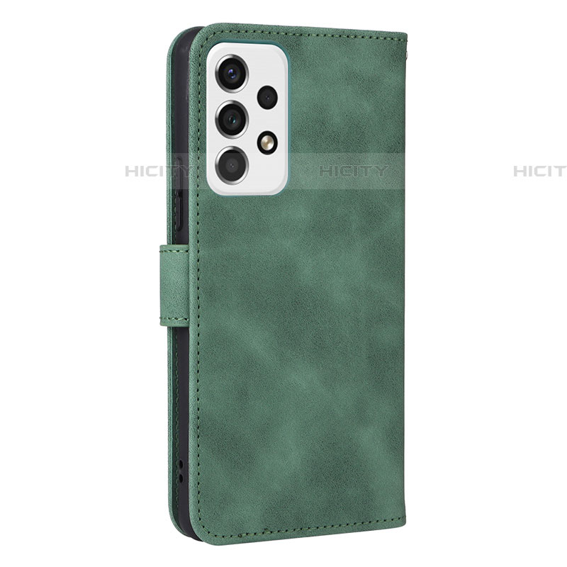 Custodia Portafoglio In Pelle Cover con Supporto L13Z per Samsung Galaxy A53 5G Verde