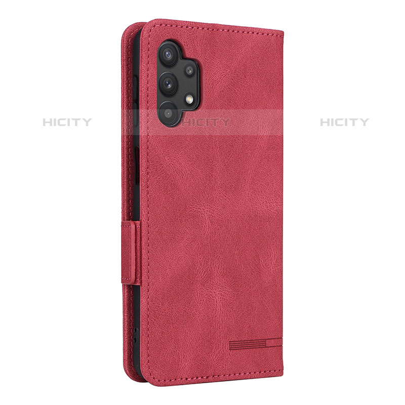 Custodia Portafoglio In Pelle Cover con Supporto L13Z per Samsung Galaxy M32 5G Rosso