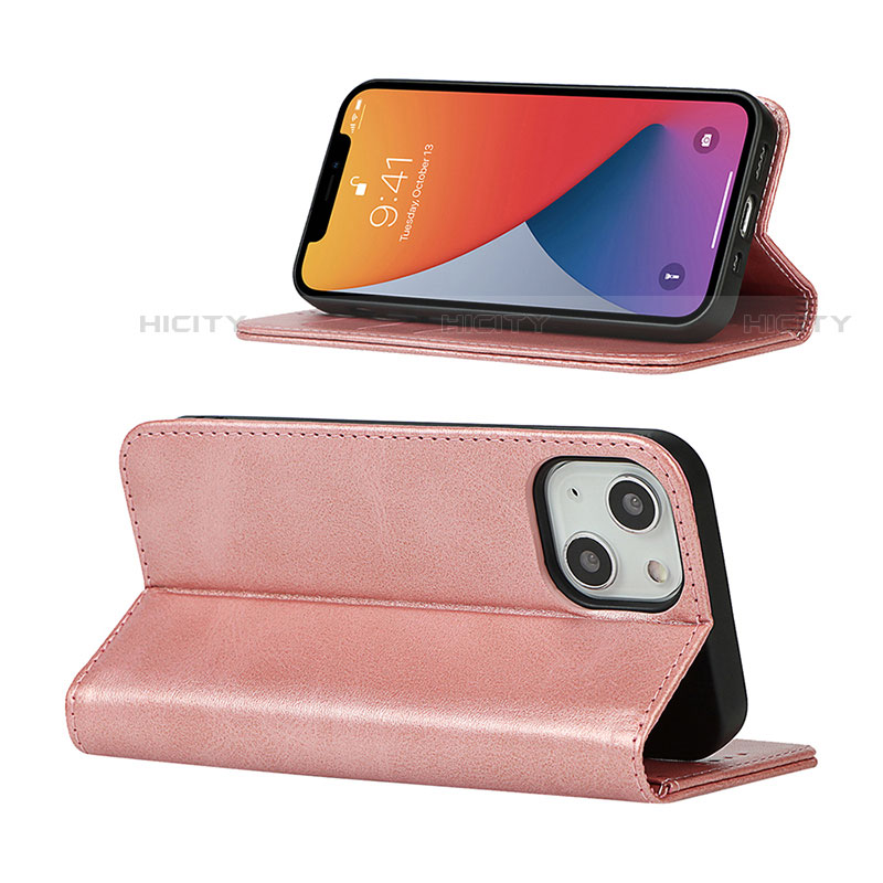 Custodia Portafoglio In Pelle Cover con Supporto L14 per Apple iPhone 13