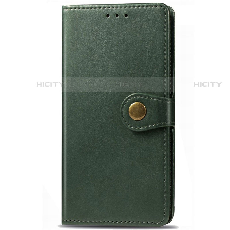 Custodia Portafoglio In Pelle Cover con Supporto L14 per Huawei Y9s Verde