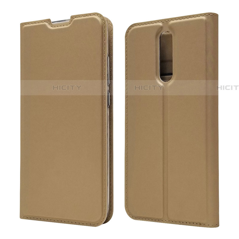 Custodia Portafoglio In Pelle Cover con Supporto L14 per Xiaomi Redmi 8 Oro