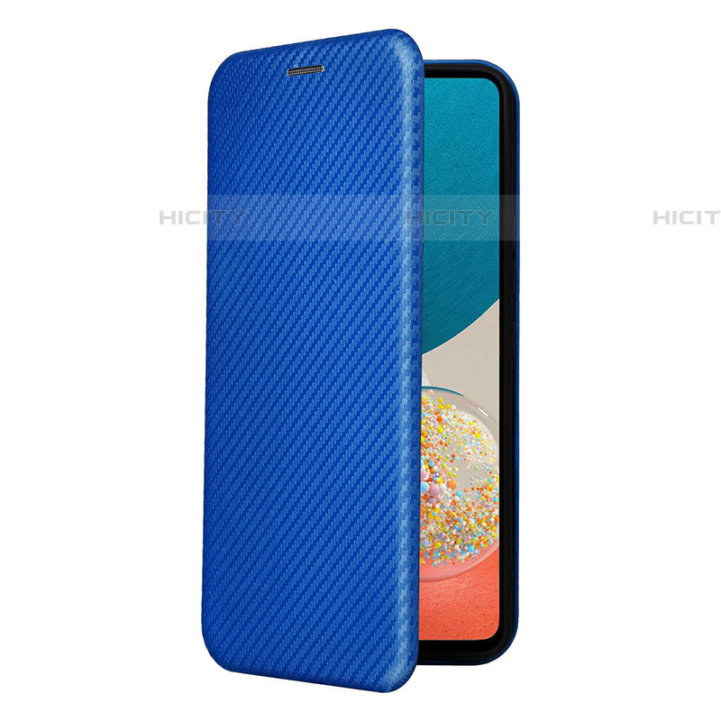 Custodia Portafoglio In Pelle Cover con Supporto L14Z per Samsung Galaxy A53 5G Blu