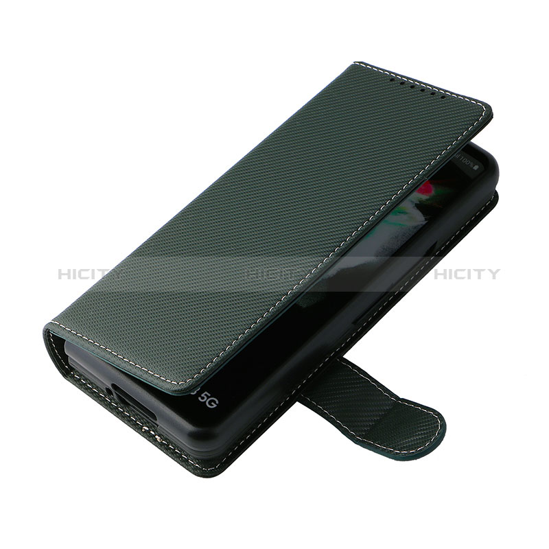 Custodia Portafoglio In Pelle Cover con Supporto L14Z per Samsung Galaxy Z Fold3 5G