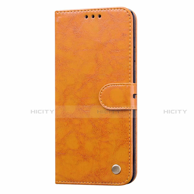 Custodia Portafoglio In Pelle Cover con Supporto L16 per Samsung Galaxy A31 Arancione