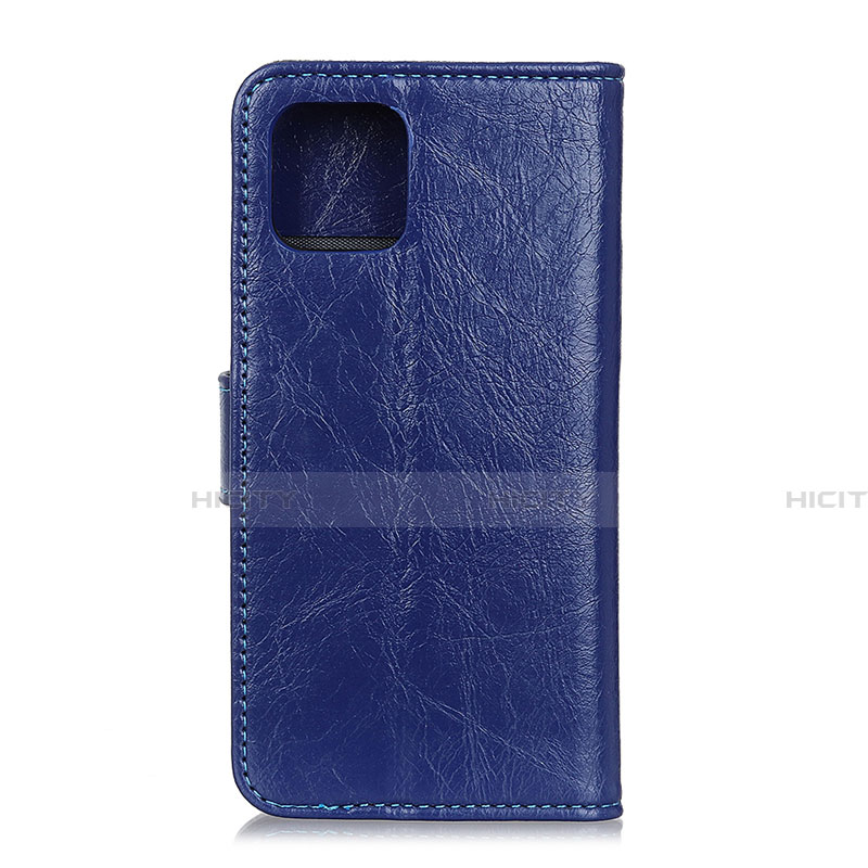 Custodia Portafoglio In Pelle Cover con Supporto L17 per Huawei Honor 30S Blu