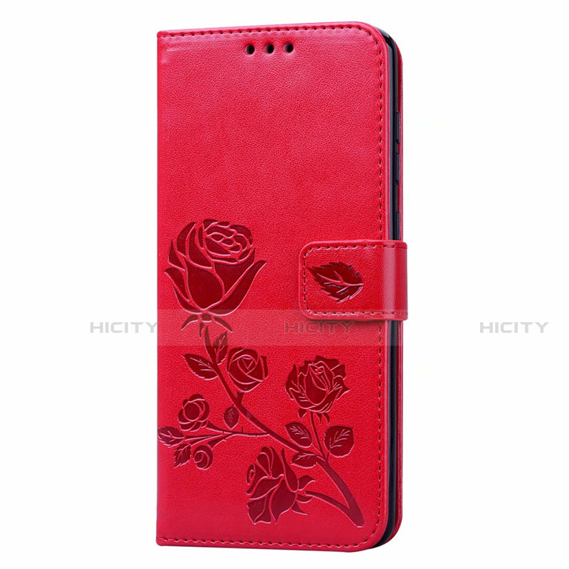 Custodia Portafoglio In Pelle Cover con Supporto L17 per Samsung Galaxy A31 Rosso