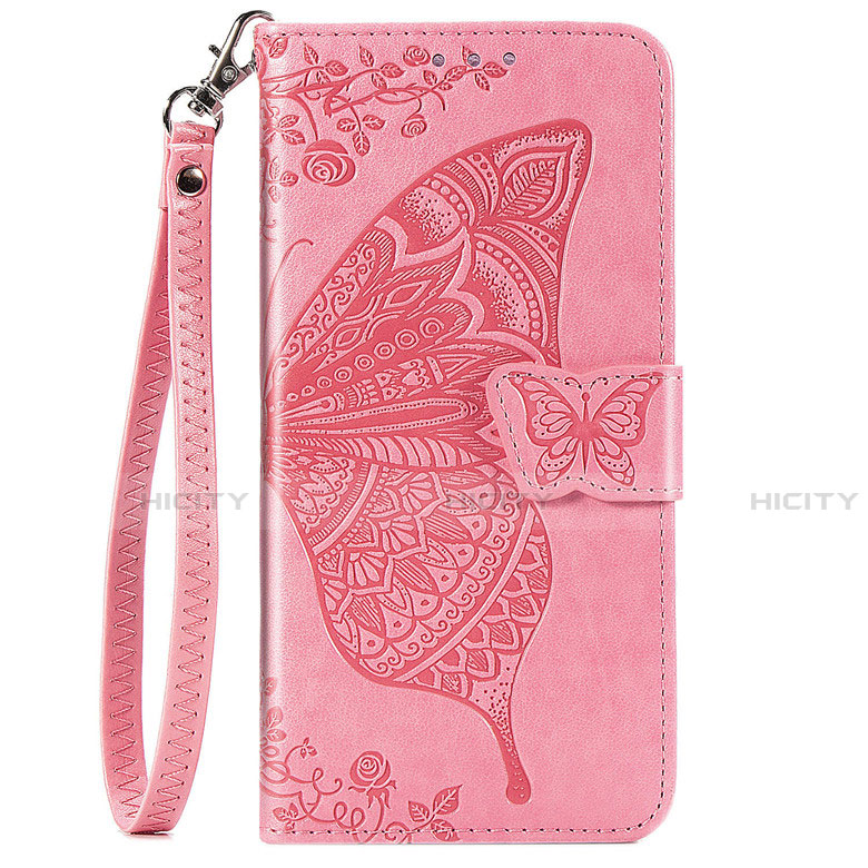 Custodia Portafoglio In Pelle Cover con Supporto L17 per Samsung Galaxy A41 Rosa