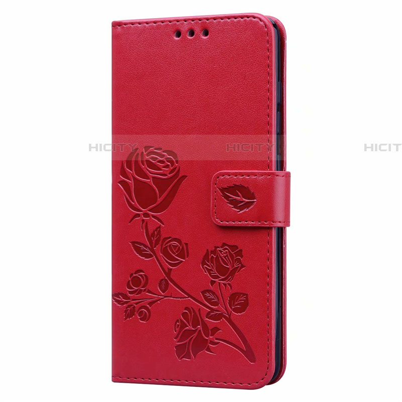 Custodia Portafoglio In Pelle Cover con Supporto L17 per Samsung Galaxy A51 5G Rosso