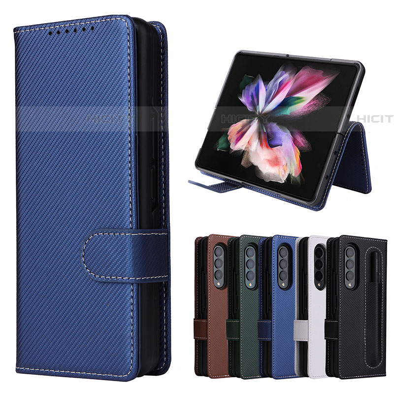 Custodia Portafoglio In Pelle Cover con Supporto L17Z per Samsung Galaxy Z Fold4 5G