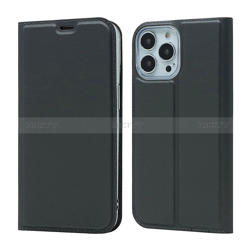 Custodia Portafoglio In Pelle Cover con Supporto L18 per Apple iPhone 14 Pro Max Nero