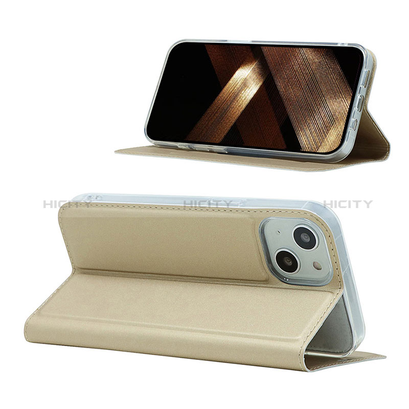 Custodia Portafoglio In Pelle Cover con Supporto L18 per Apple iPhone 15