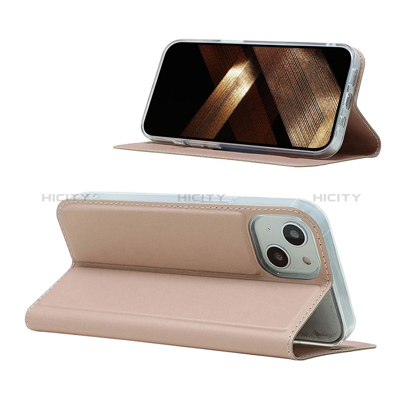 Custodia Portafoglio In Pelle Cover con Supporto L18 per Apple iPhone 15