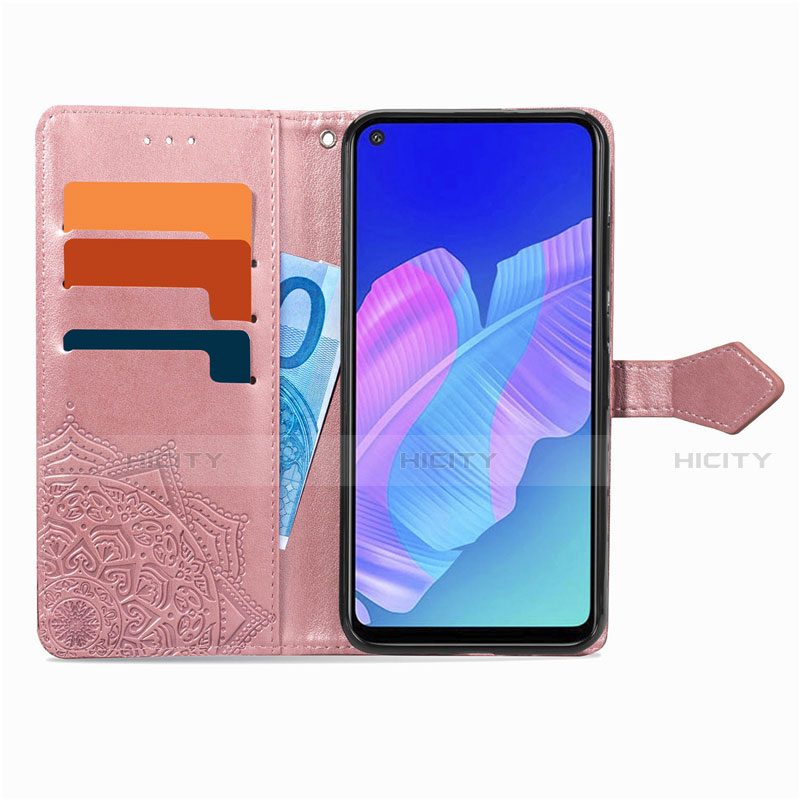 Custodia Portafoglio In Pelle Cover con Supporto L18 per Huawei Honor 9C