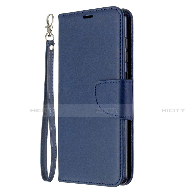 Custodia Portafoglio In Pelle Cover con Supporto L18 per Samsung Galaxy A31 Blu