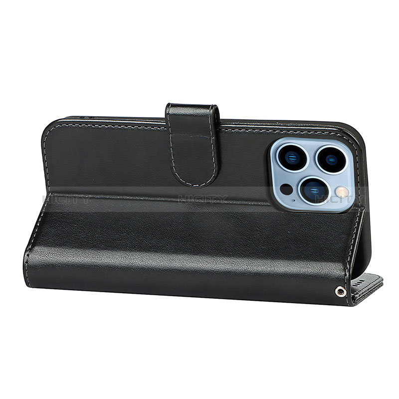 Custodia Portafoglio In Pelle Cover con Supporto L19 per Apple iPhone 14 Pro Max