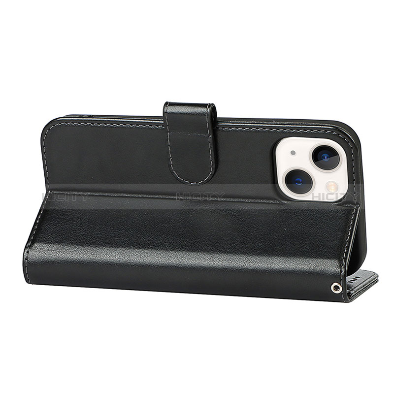 Custodia Portafoglio In Pelle Cover con Supporto L19 per Apple iPhone 15