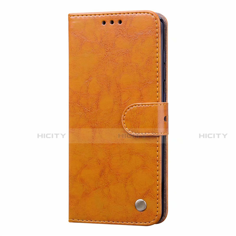 Custodia Portafoglio In Pelle Cover con Supporto L22 per Samsung Galaxy A41 Arancione