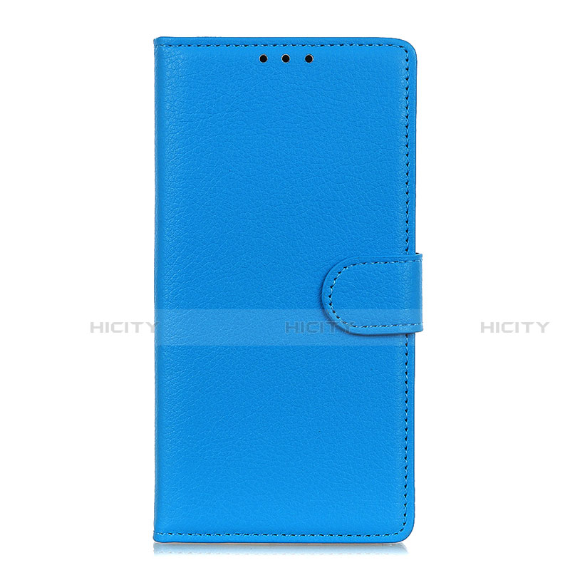 Custodia Portafoglio In Pelle Cover con Supporto L24 per Realme C11 Cielo Blu